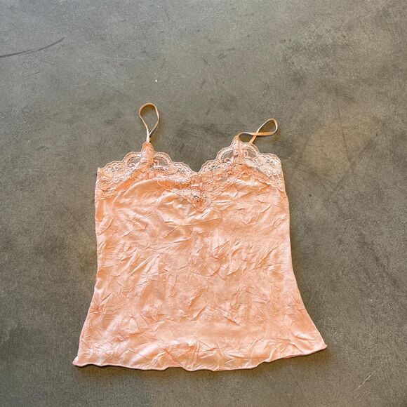 Pink Lace Camisole by Arden B Size M/L Coquette - Picture 2 of 3